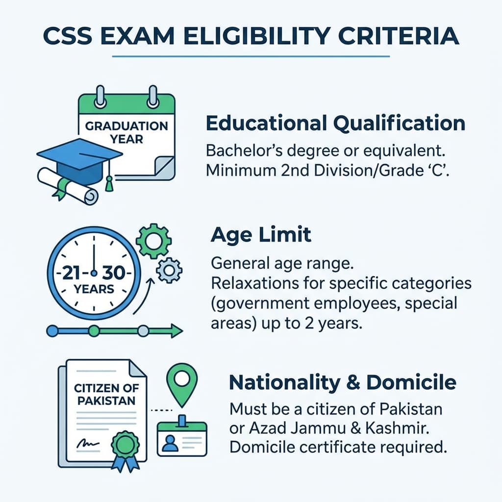 CSS Age Limit, Attempts & Eligibility Explained